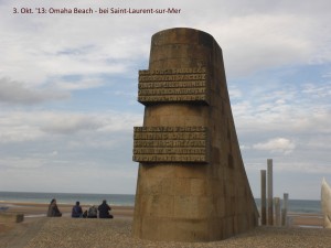 3. Oktober 2013, Omaha Beach, Saint-Laurent-sur-Mer